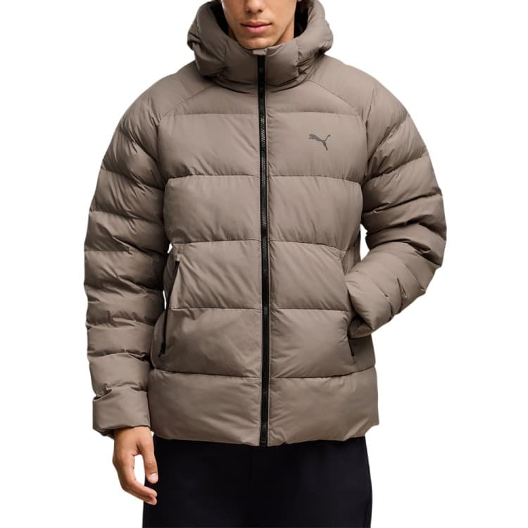 Куртка мужская Puma Mono Hooded Jacket бежевая 68836781 — Sport City Куртка мужская Puma Mono Hooded Jacket бежевая 68836781