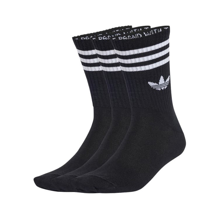 Носки Adidas 3S CREW S 3P черные JV7402 — Sport City Носки Adidas 3S CREW S 3P черные JV7402