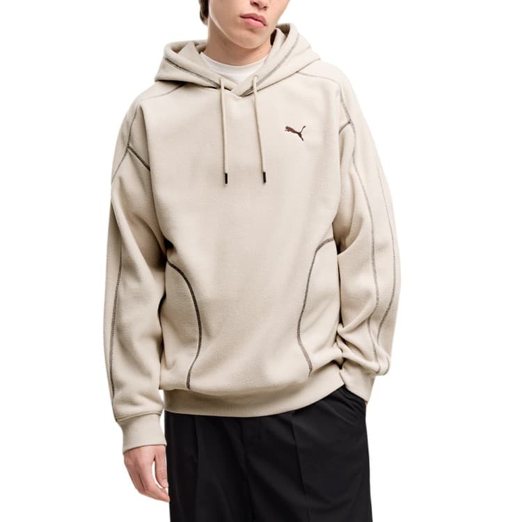 Толстовка мужская Puma ESS ELEVATED Relaxed Winterized Hoodie бежевая 69431282 — Sport City Толстовка мужская Puma ESS ELEVATED Relaxed Winterized Hoodie бежевая 69431282