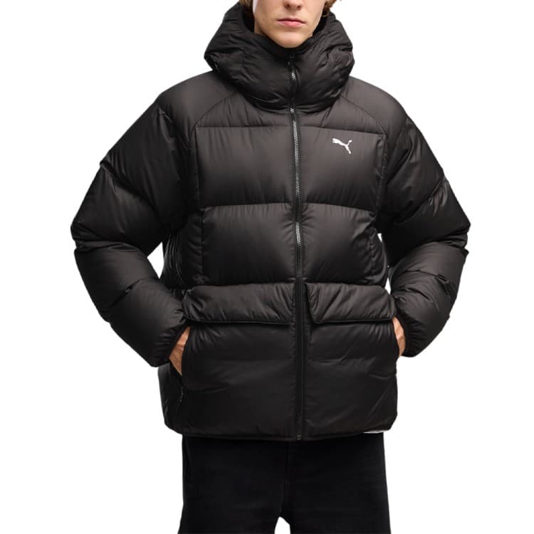 Куртка мужская Puma Hooded Down Puffer Jacket M черная 69456501 — Sport City Куртка мужская Puma Hooded Down Puffer Jacket M черная 69456501