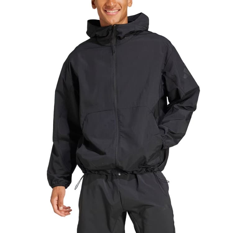 Куртка мужская Adidas M CE Q1 FZ HD черная JF3270 — Sport City Куртка мужская Adidas M CE Q1 FZ HD черная JF3270