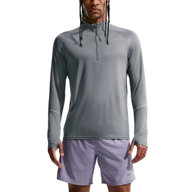 Футболка мужская Nike M NK DF UV MILER TOP HZ серая IF2084-084 — Sport City Футболка мужская Nike M NK DF UV MILER TOP HZ серая IF2084-084