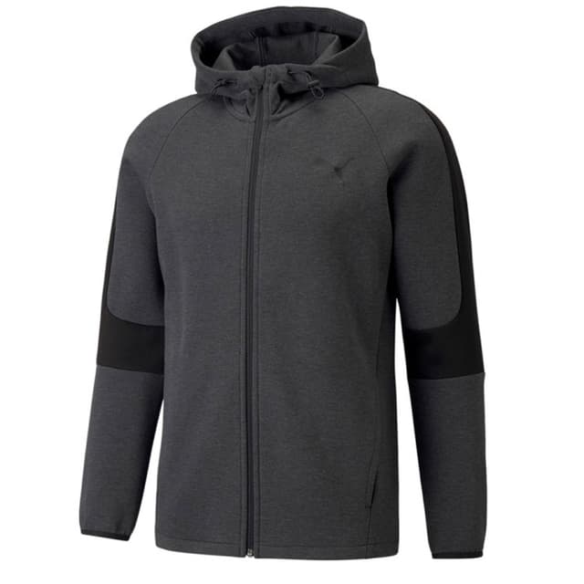 Толстовка мужская Puma Evostripe Core Fz Hoodie серая 58581207 — Sport City Толстовка мужская Puma Evostripe Core Fz Hoodie серая 58581207