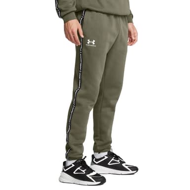 Брюки мужские Under Armour UA Icon Fleece Jgr Taping оливковые 1389358-390 — Sport City Брюки мужские Under Armour UA Icon Fleece Jgr Taping оливковые 1389358-390