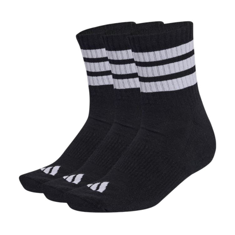 Носки Adidas 3S ESS C MID 3P черные KC9617 — Sport City Носки Adidas 3S ESS C MID 3P черные KC9617