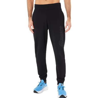 Брюки мужские Asics LOGO SWEATPANT черные 2031E189-002 — Sport City Брюки мужские Asics LOGO SWEATPANT черные 2031E189-002