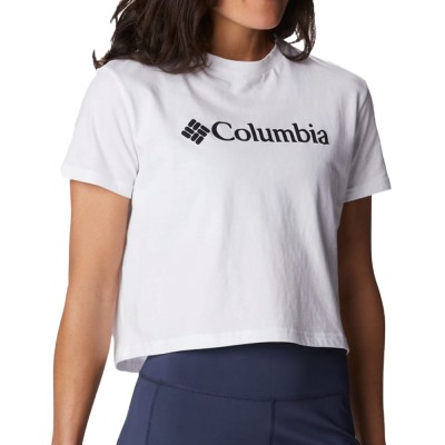 Футболка женская Columbia NORTH CASCADES™ CROPPED TEE белая 1930053-101